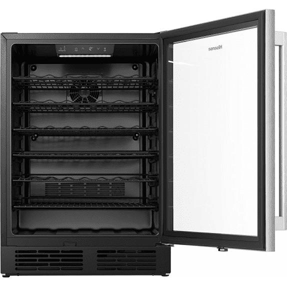 Hisense 5.4 cu. ft. 164-can/54-bottle Freestanding Hybrid Beverage Center/Wine Cooler with Reversible Door HWS054B1ASD IMAGE 4