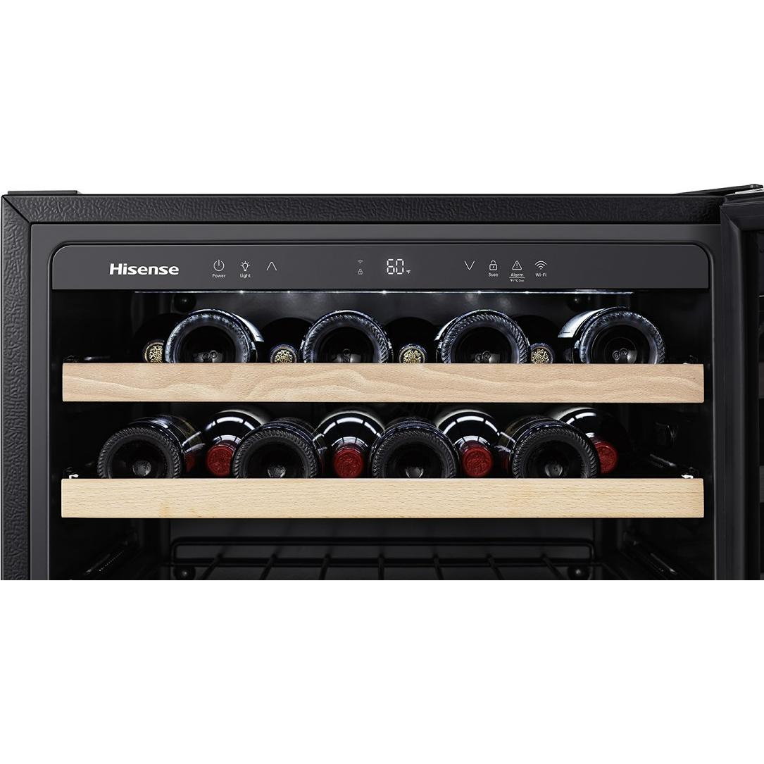 Hisense 54-Bottle Freestanding Wine Cooler with Reversible Door HWS054B1ASD IMAGE 9