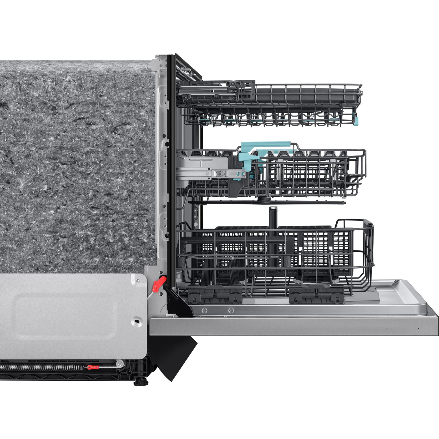 Samsung Bespoke 24-inch Built-In Dishwasher with Third Rack and AI Wash DW90F89P0USRAA IMAGE 6