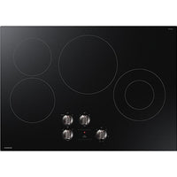 Samsung 30-inch Built-in Electric Cooktop with Knob Controls NZ30FG5332RKAA IMAGE 1