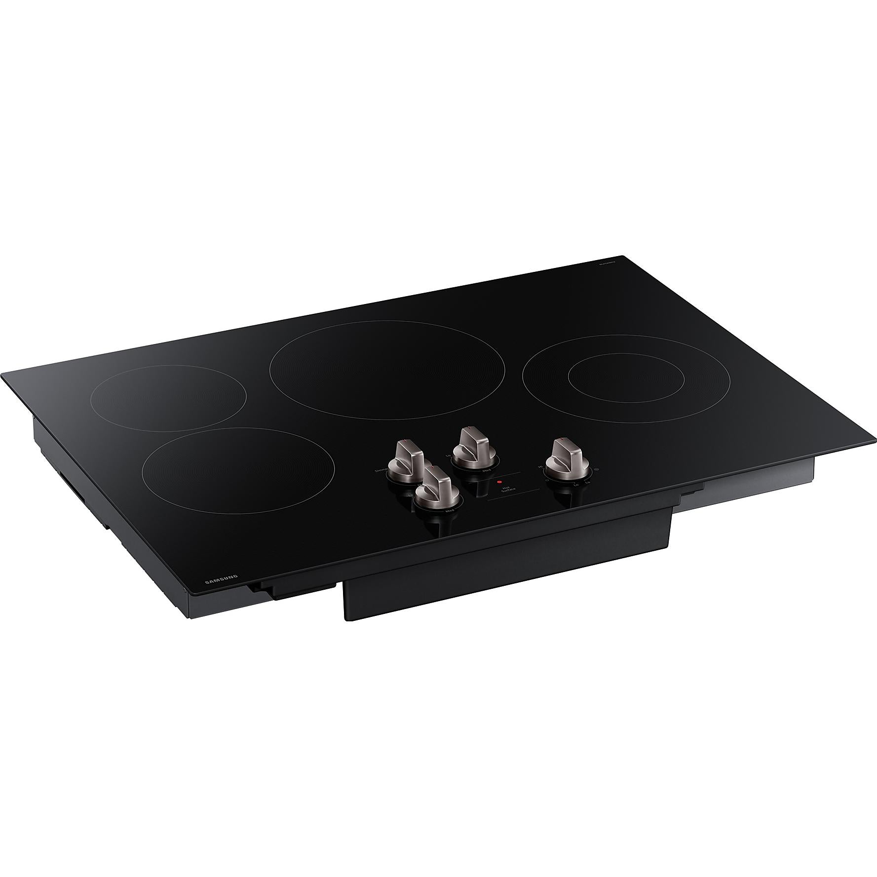 Samsung 30-inch Built-in Electric Cooktop with Knob Controls NZ30FG5332RKAA IMAGE 4