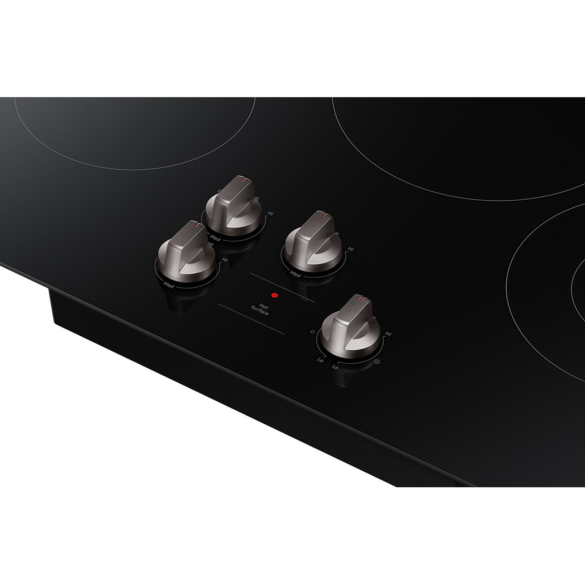 Samsung 30-inch Built-in Electric Cooktop with Knob Controls NZ30FG5332RKAA IMAGE 5