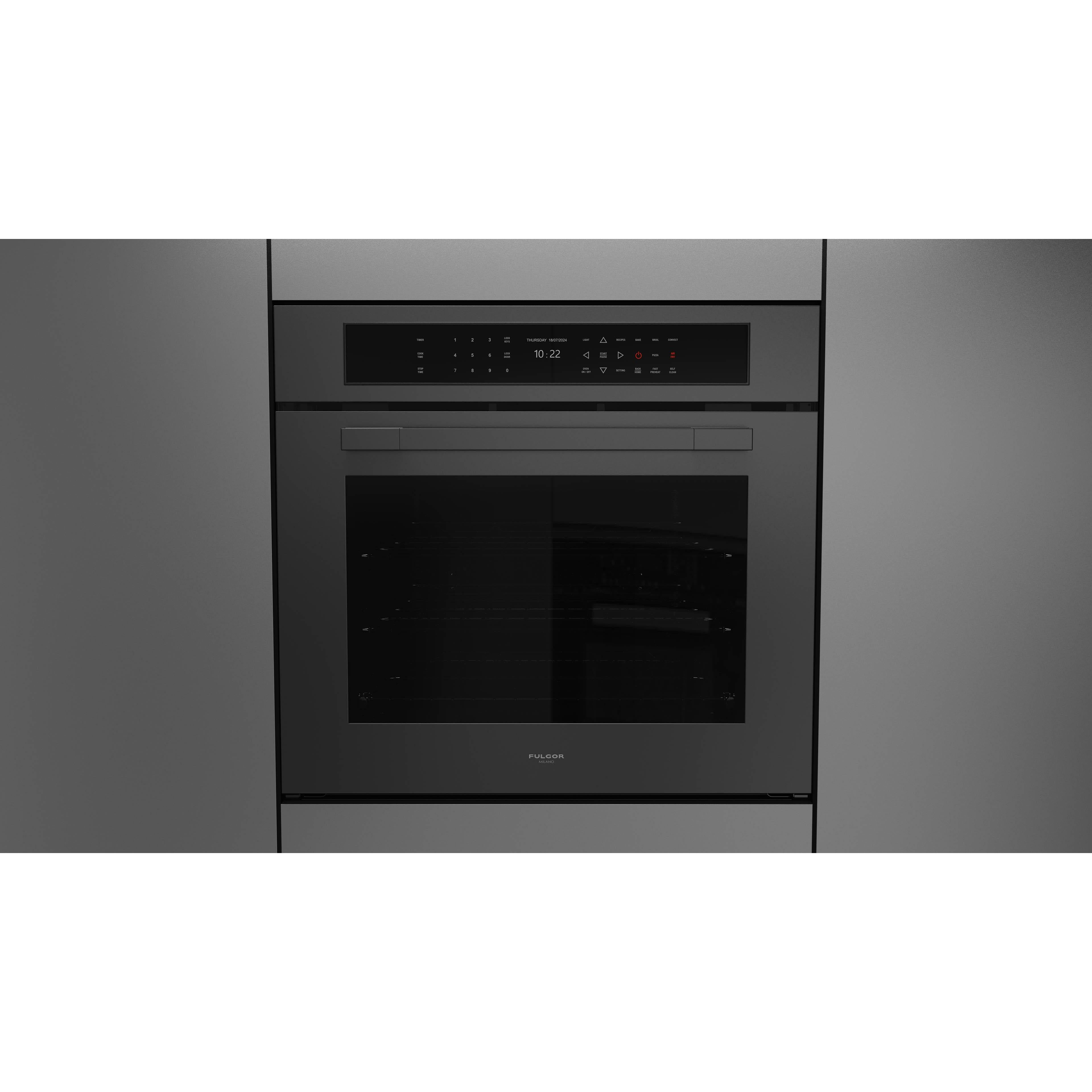 Fulgor Milano 30-inch Matteo 700 Series Touch Control Self Clean Oven F7MSP30MB1 IMAGE 1