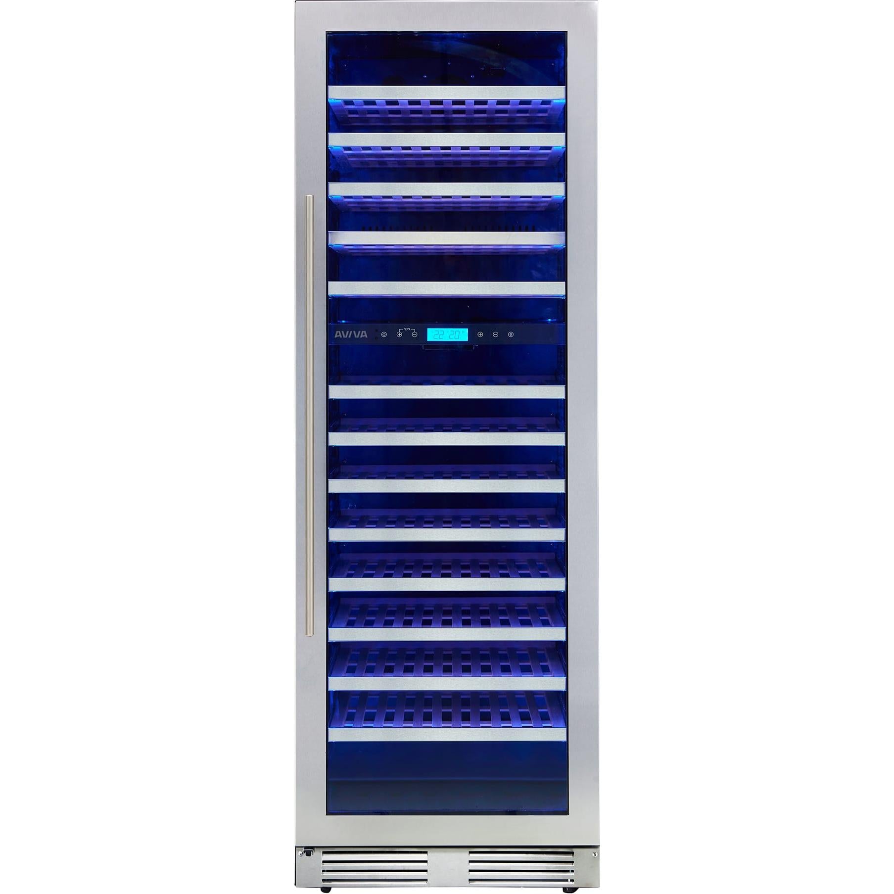 AVIVA 162-Bottle Wine Cellar with Dual Zone ABWC1622SS IMAGE 1