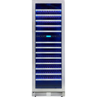 AVIVA 162-Bottle Wine Cellar with Dual Zone ABWC1622SS IMAGE 1