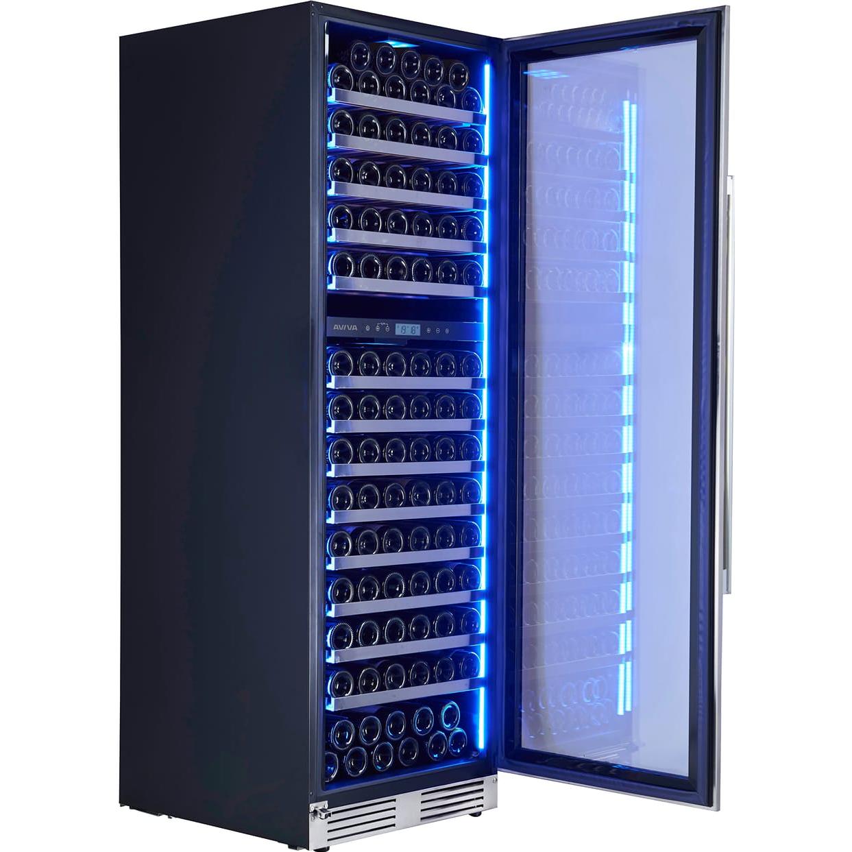 AVIVA 162-Bottle Wine Cellar with Dual Zone ABWC1622SS IMAGE 2