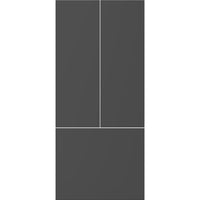 Bertazzoni Carbonio Front Panel Kit for 36" French Door Refrigerator SP36FDCV IMAGE 1