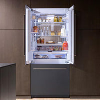 Bertazzoni Carbonio Front Panel Kit for 36" French Door Refrigerator SP36FDCV IMAGE 2