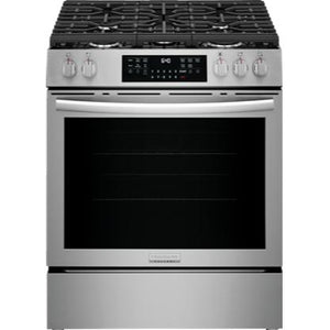 Frigidaire Gallery 30-inch Freestanding Gas Range with Convection Technology GCFG3059BF IMAGE 1