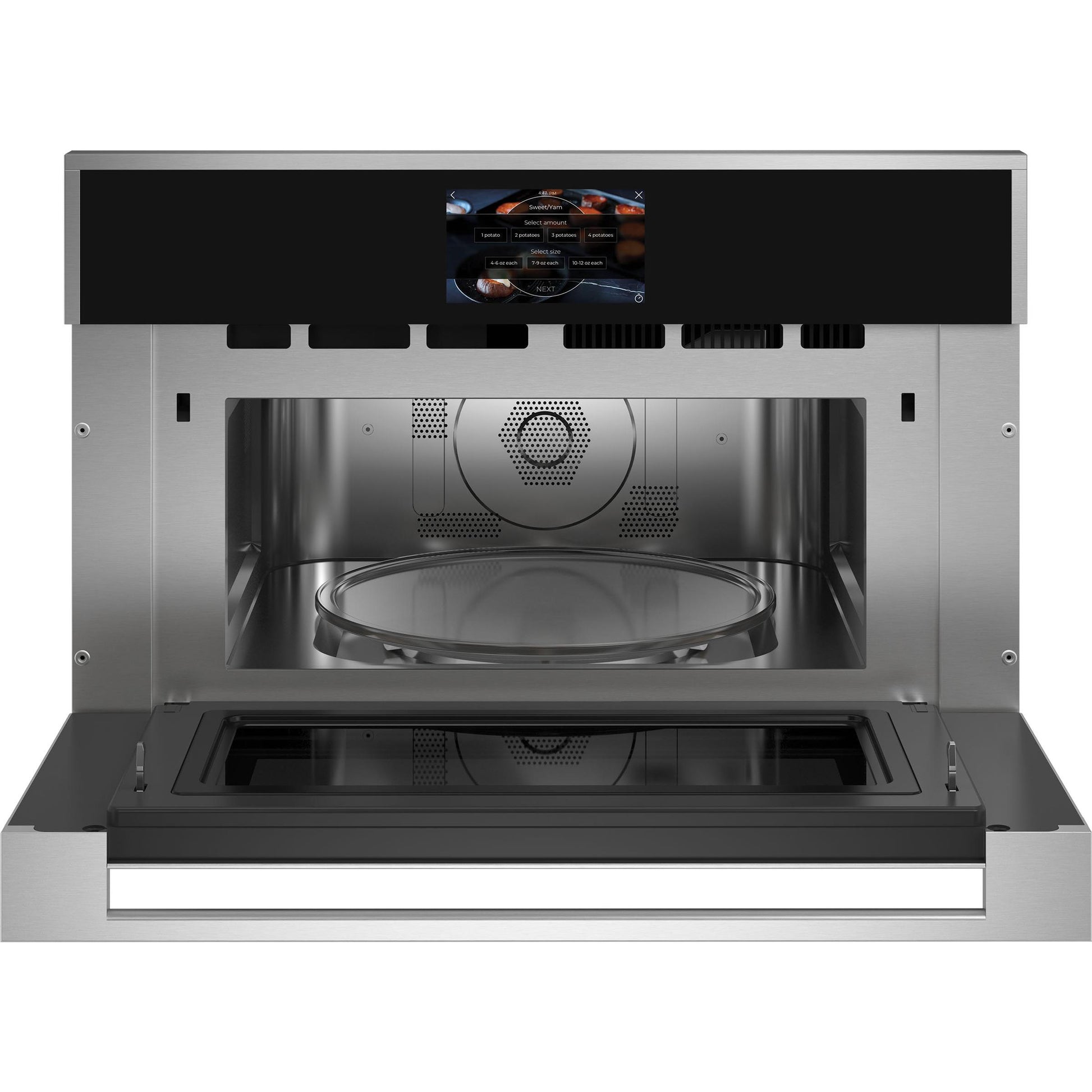 Monogram 30-inch, 1.70 cu. ft. Minimalist Five-in-One Wall Oven with 120V Advantium® Technology ZSB9131VSS IMAGE 2