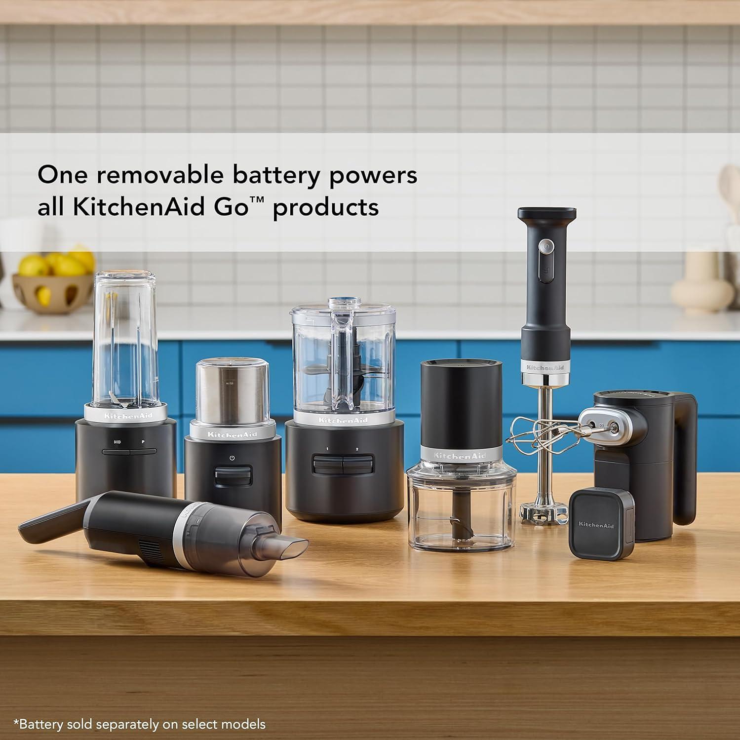 KitchenAid Go™ Cordless Hand Blender with Accessories KHBRV05BM IMAGE 6