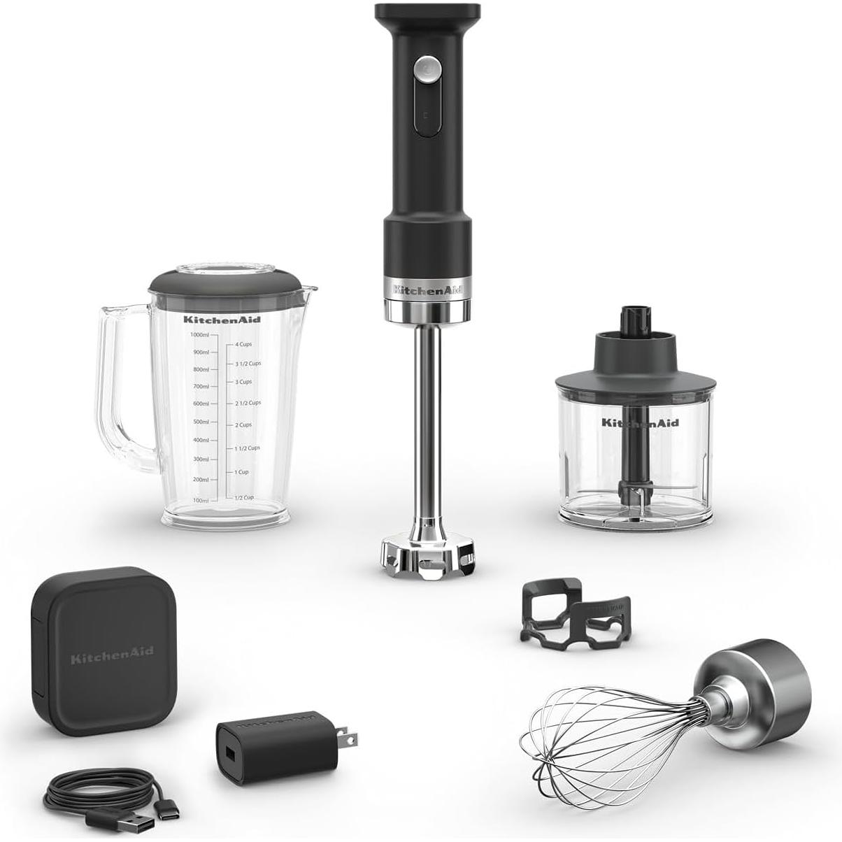 KitchenAid Go™ Cordless Hand Blender with Accessories KHBRV75BM IMAGE 1