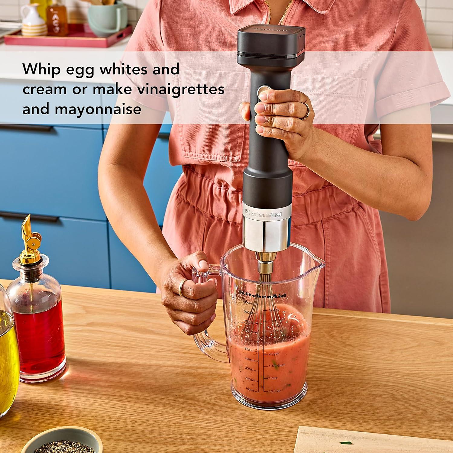 KitchenAid Go™ Cordless Hand Blender with Accessories KHBRV75BM IMAGE 4