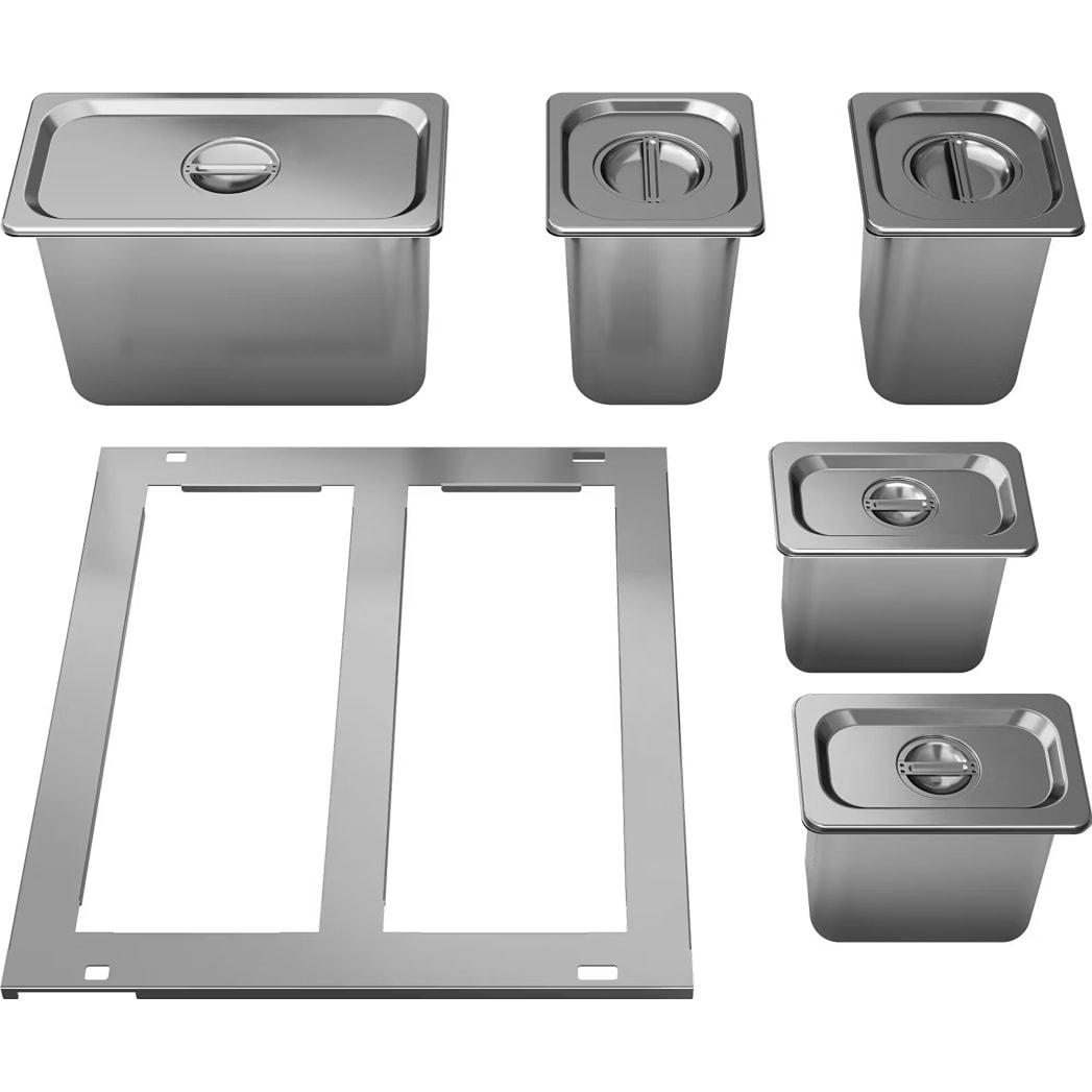 Zephyr Drawer Pan Kit - 11 Pieces DRPAN241S IMAGE 1