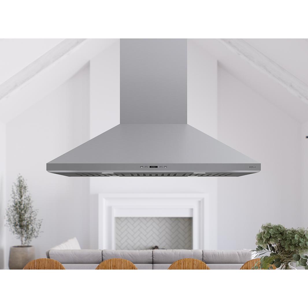 Zephyr 36-inch Siena Pro Series Island Hood ZSL-E36DS IMAGE 1