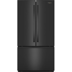 Whirlpool 36-inch, 31 cu. ft. Freestanding French 3-Door Refrigerator with Interior Ice Maker WRFF3136SB IMAGE 1