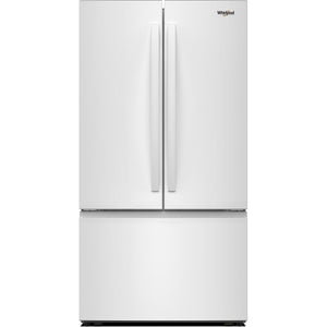 Whirlpool 36-inch, 31 cu. ft. Freestanding French 3-Door Refrigerator with Interior Ice Maker WRFF3136SW IMAGE 1