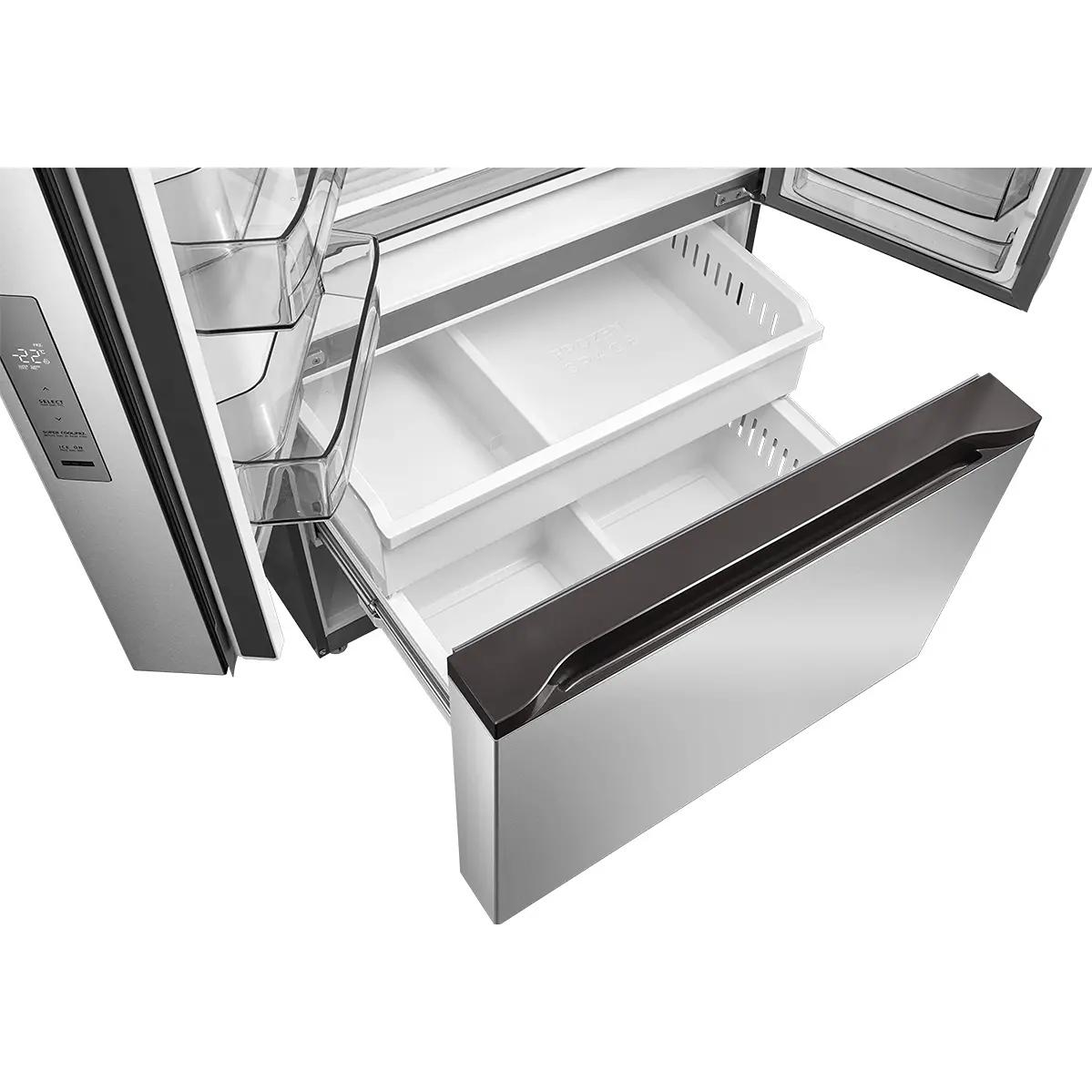 Midea 36-inch, 29.3 cu. ft. Freestanding French 3-Door Refrigerator External Water and Ice Dispensing System MRF29D2AST IMAGE 11