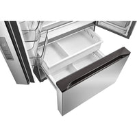 Midea 36-inch, 29.3 cu. ft. Freestanding French 3-Door Refrigerator External Water and Ice Dispensing System MRF29D2AST IMAGE 11