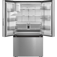 Midea 36-inch, 29.3 cu. ft. Freestanding French 3-Door Refrigerator External Water and Ice Dispensing System MRF29D2AST IMAGE 2