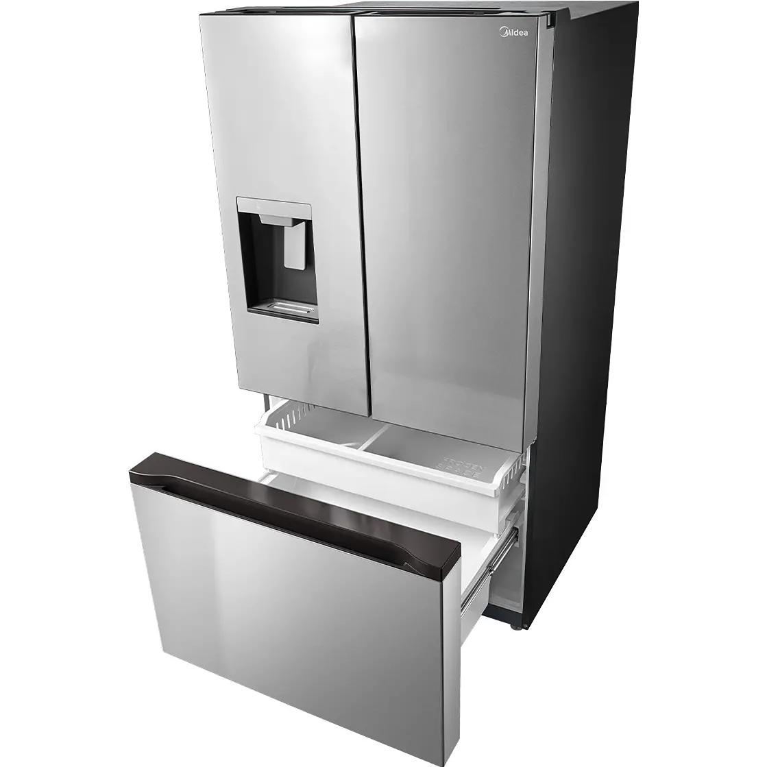 Midea 36-inch, 29.3 cu. ft. Freestanding French 3-Door Refrigerator External Water and Ice Dispensing System MRF29D2AST IMAGE 6