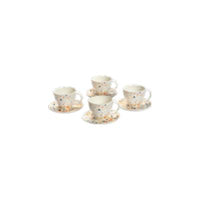 Sara Moka 4-Piece Magic Dots Cappuccino Cup Set 34674 IMAGE 1