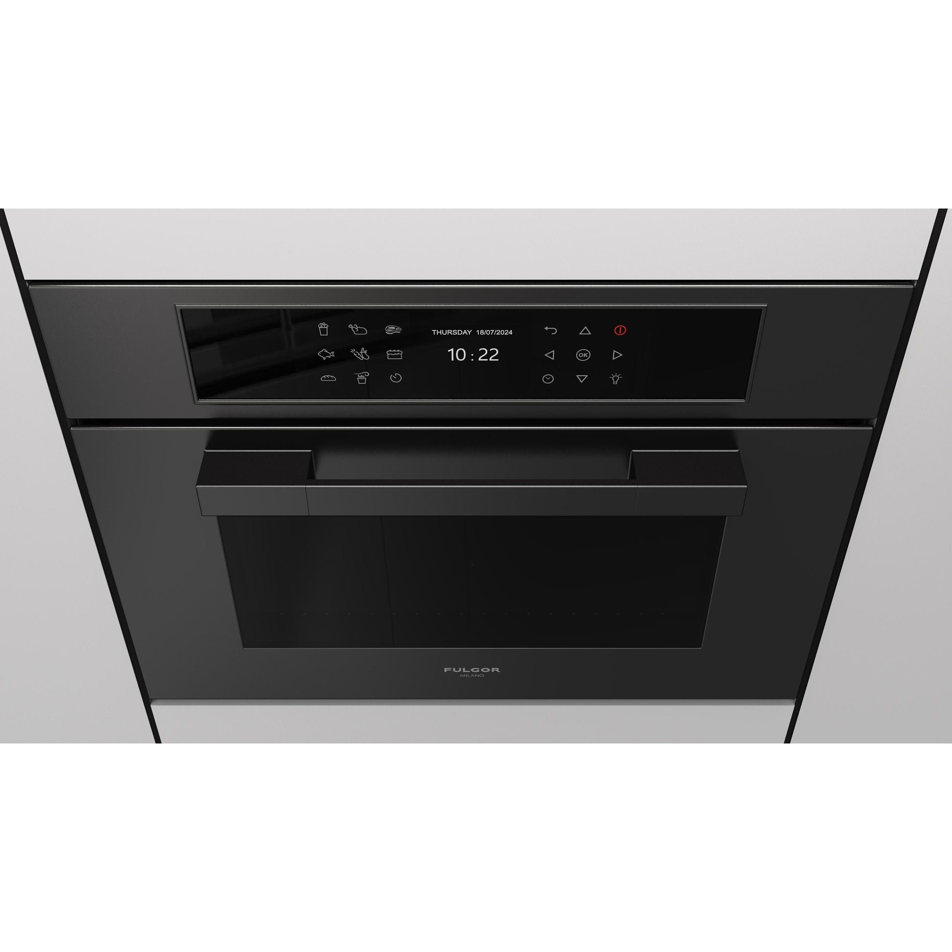 Fulgor Milano 24-inch, 1.46 cu. ft. Built-in Single Combi Speed Oven with True Convection Technology F7MSPD24MB1 IMAGE 8