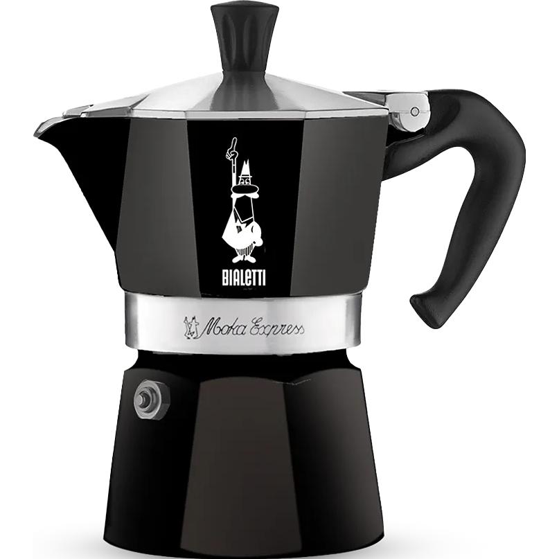 Bialetti Moka Express Black - 3 Cup 18401 IMAGE 1