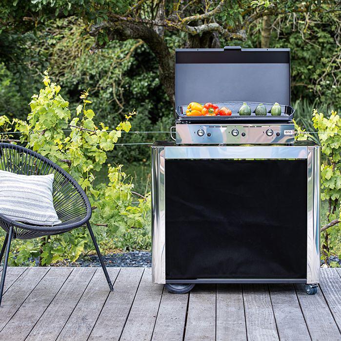 Eno Plancha Achille Cart Curtain - Stainless DIS201 IMAGE 3