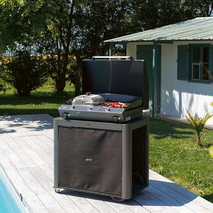 Eno Plancha Achille Cart Curtain - Stainless DAS270 IMAGE 3