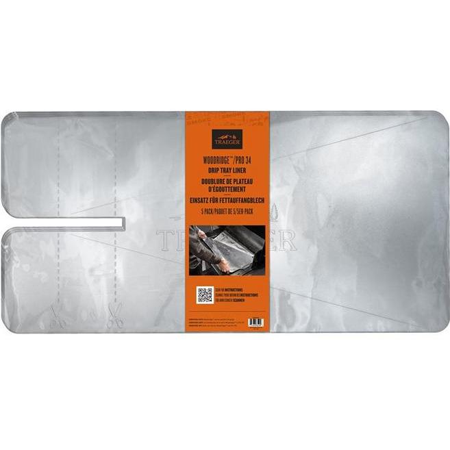 Traeger Drip Tray Liners - 5 Pack BAC818 IMAGE 1