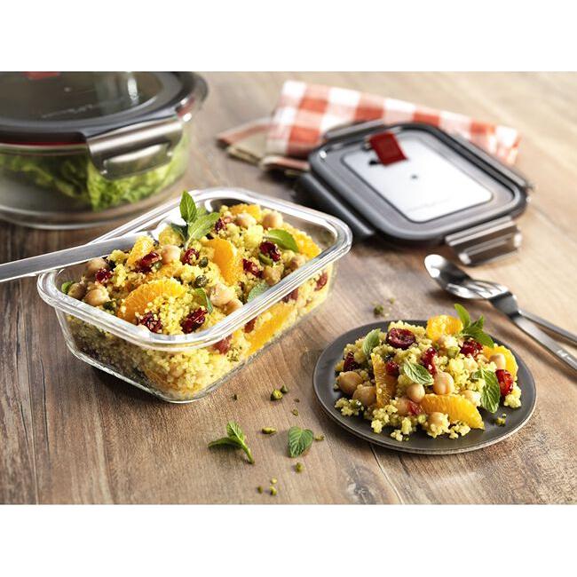 Zwilling Gusto Borosilicate Glass Rectangle Storage Jar - 600ml 1003113 IMAGE 2