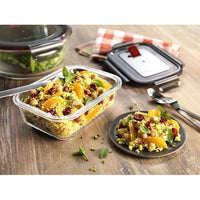 Zwilling Gusto Borosilicate Glass Rectangle Storage Jar - 1.4L 1003114 IMAGE 2