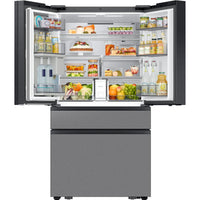 Samsung 36 Inch 23 Cu.Ft. Bespoke AI Counter Depth 4-Door French Door Refrigerator RF90F23BECRAA IMAGE 6