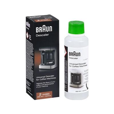 Braun Descaler, Universal Descaling Solution for Coffee Machines, 6.8 oz (2 Doses) BRSC013 IMAGE 1