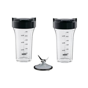Braun PureMix Smoothie2Go Cup Set JB71 IMAGE 1