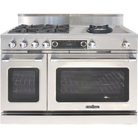 Capital 48-inch, Freestanding Dual Fuel Range with 4 Burners and Wok COB484CW-N IMAGE 1