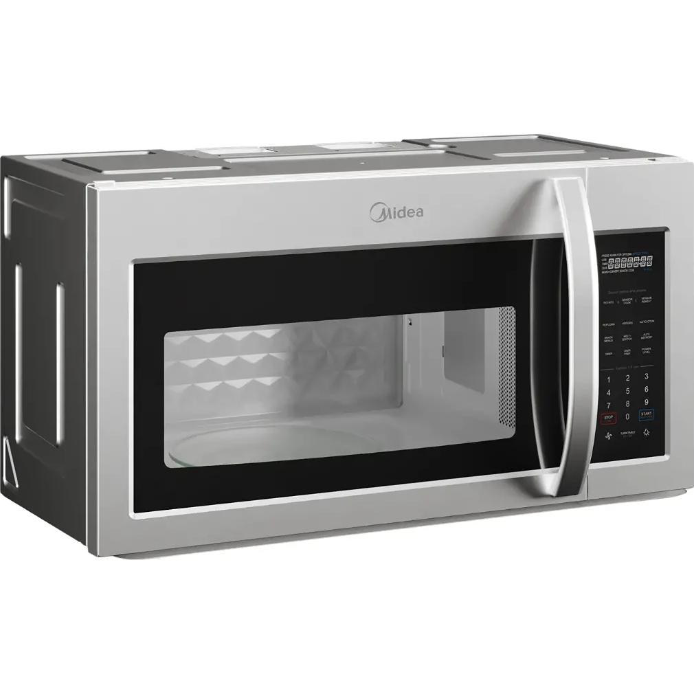 Midea 30-inch, 1.7 cu. ft. Over-the-Range Microwave Oven with LED Lighting MMO17S12ASTC IMAGE 1