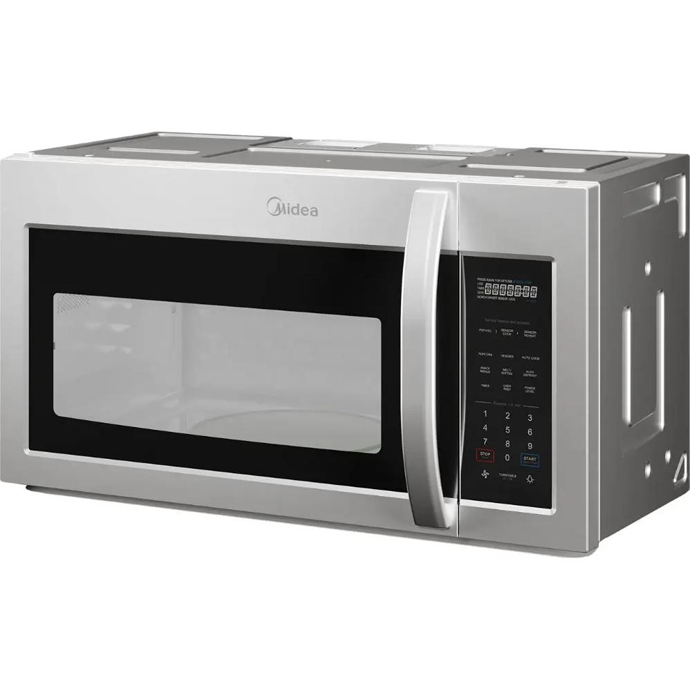Midea 30-inch, 1.7 cu. ft. Over-the-Range Microwave Oven with LED Lighting MMO17S12ASTC IMAGE 3