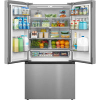 Midea 33-inch, 22.6 cu. ft. Counter-Depth French 3-Door Refrigerator with Wi-Fi MRF23I7AST IMAGE 2