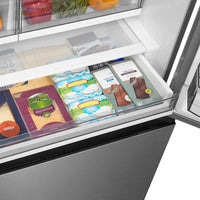 Midea 36-inch, 26.5 cu. ft. Counter-Depth French 3-Door Refrigerator with AutoFill Pitcher and Dual Ice Maker MRF27I6BST IMAGE 9