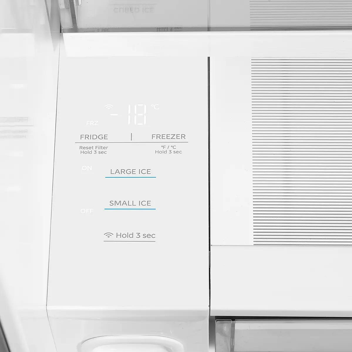 Midea 36-inch, 31.7 cu. ft. Freestanding French 3-Door Refrigerator with AutoFill Pitcher and Dual Ice Maker MRF32I6BST IMAGE 10