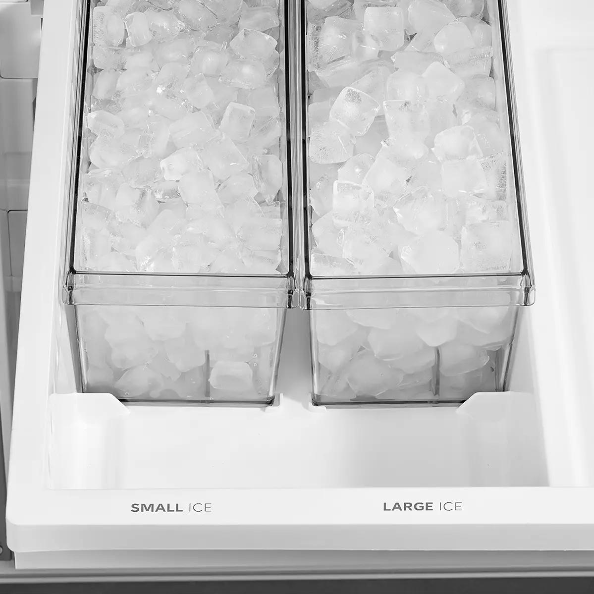 Midea 36-inch, 31.7 cu. ft. Freestanding French 3-Door Refrigerator with AutoFill Pitcher and Dual Ice Maker MRF32I6BST IMAGE 12