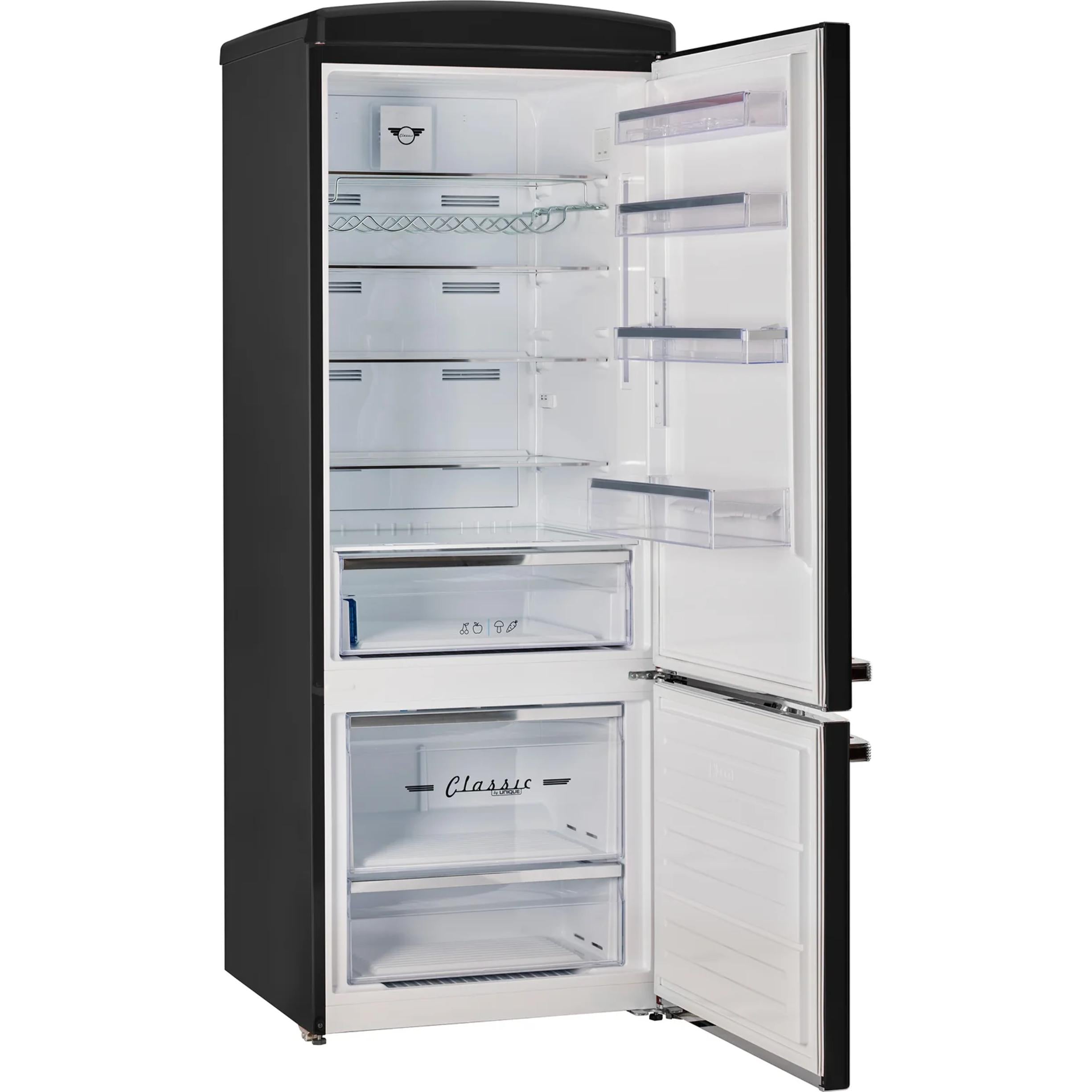 Unique Appliances 28-inch, 17 cu. ft. Freestanding Top Freezer Refrigerator UNQ-455L B AC IMAGE 3