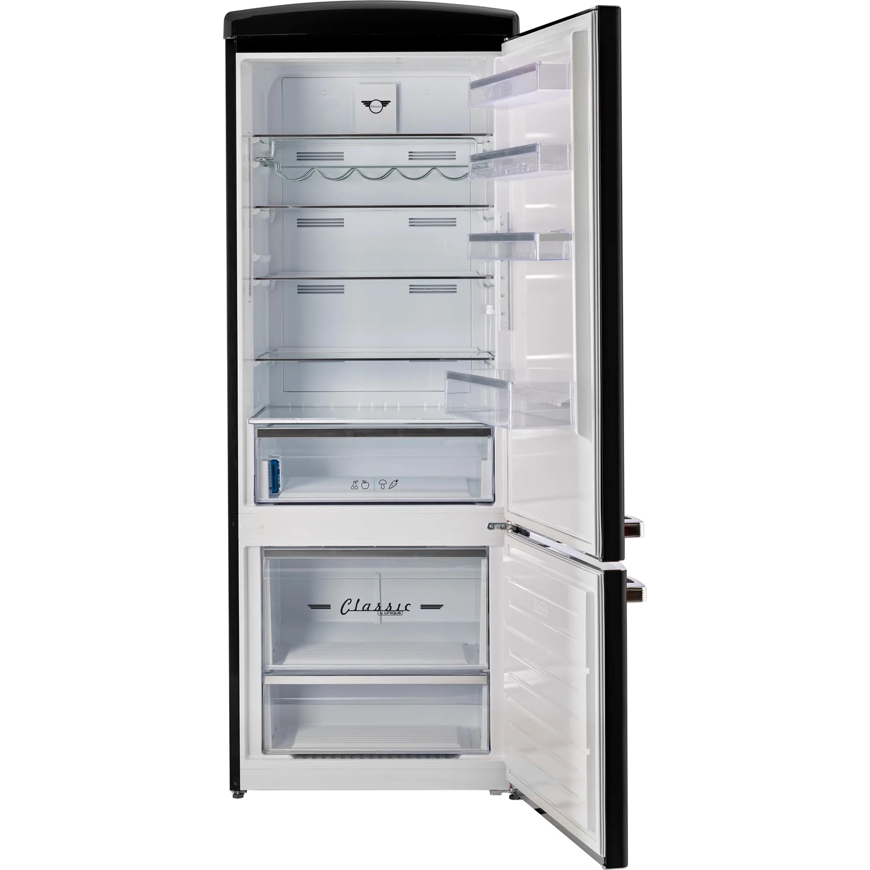Unique Appliances 28-inch, 17 cu. ft. Freestanding Top Freezer Refrigerator UNQ-455L B AC IMAGE 5