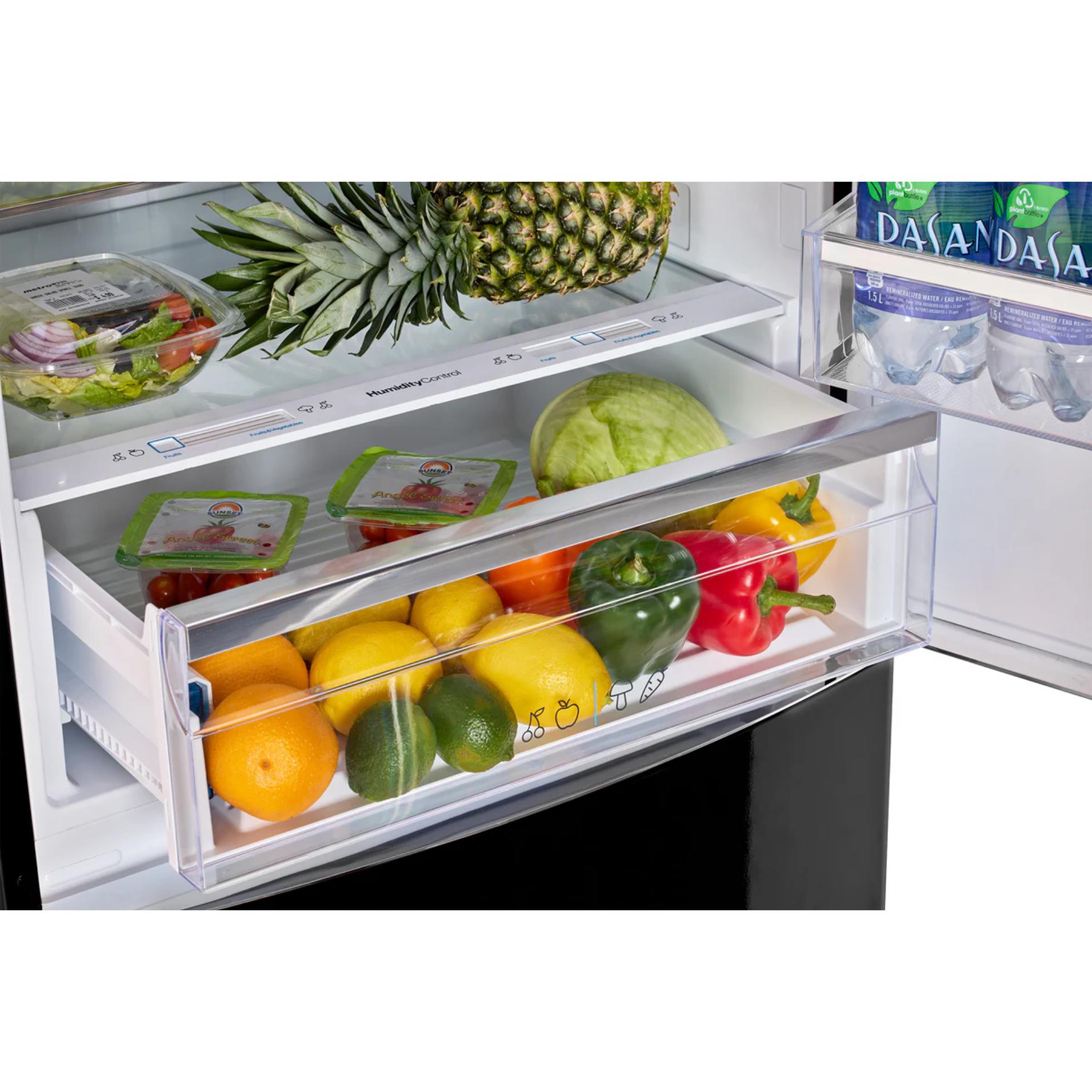 Unique Appliances 28-inch, 17 cu. ft. Freestanding Top Freezer Refrigerator UNQ-455L B AC IMAGE 6
