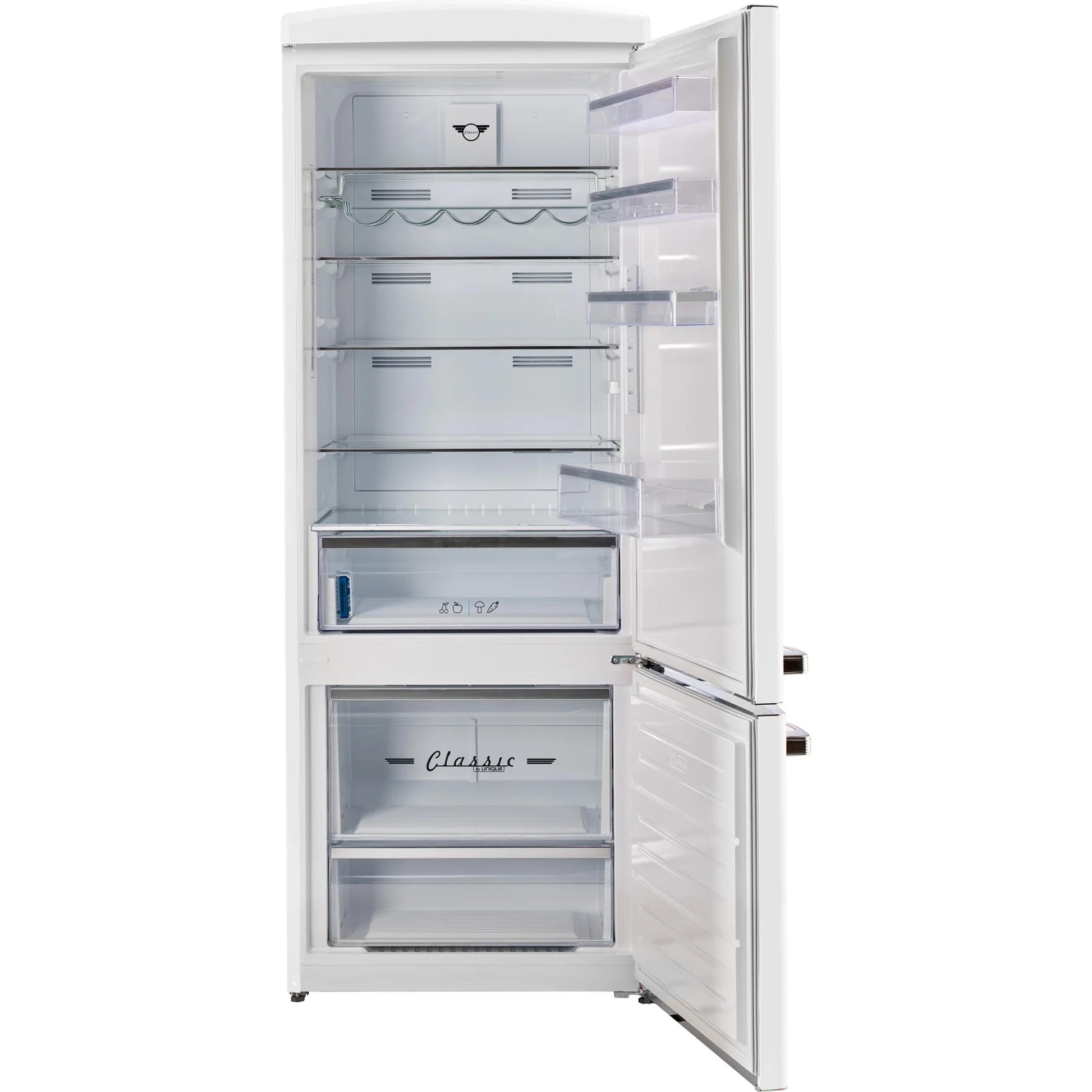Unique Appliances 28-inch, 17 cu. ft. Freestanding Top Freezer Refrigerator UNQ-455L W AC IMAGE 12