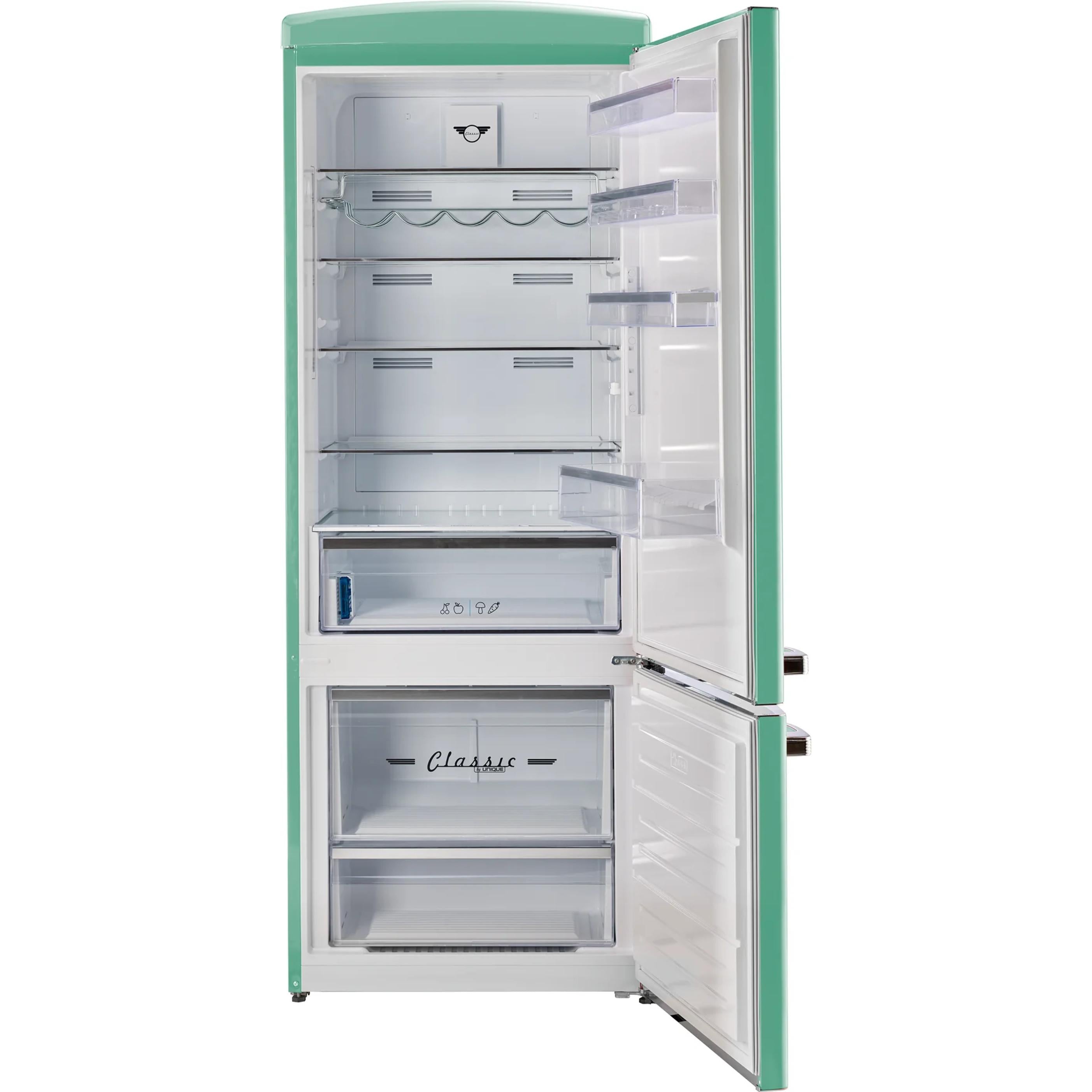 Unique Appliances 28-inch, 17 cu. ft. Freestanding Top Freezer Refrigerator UNQ-455L T AC IMAGE 3