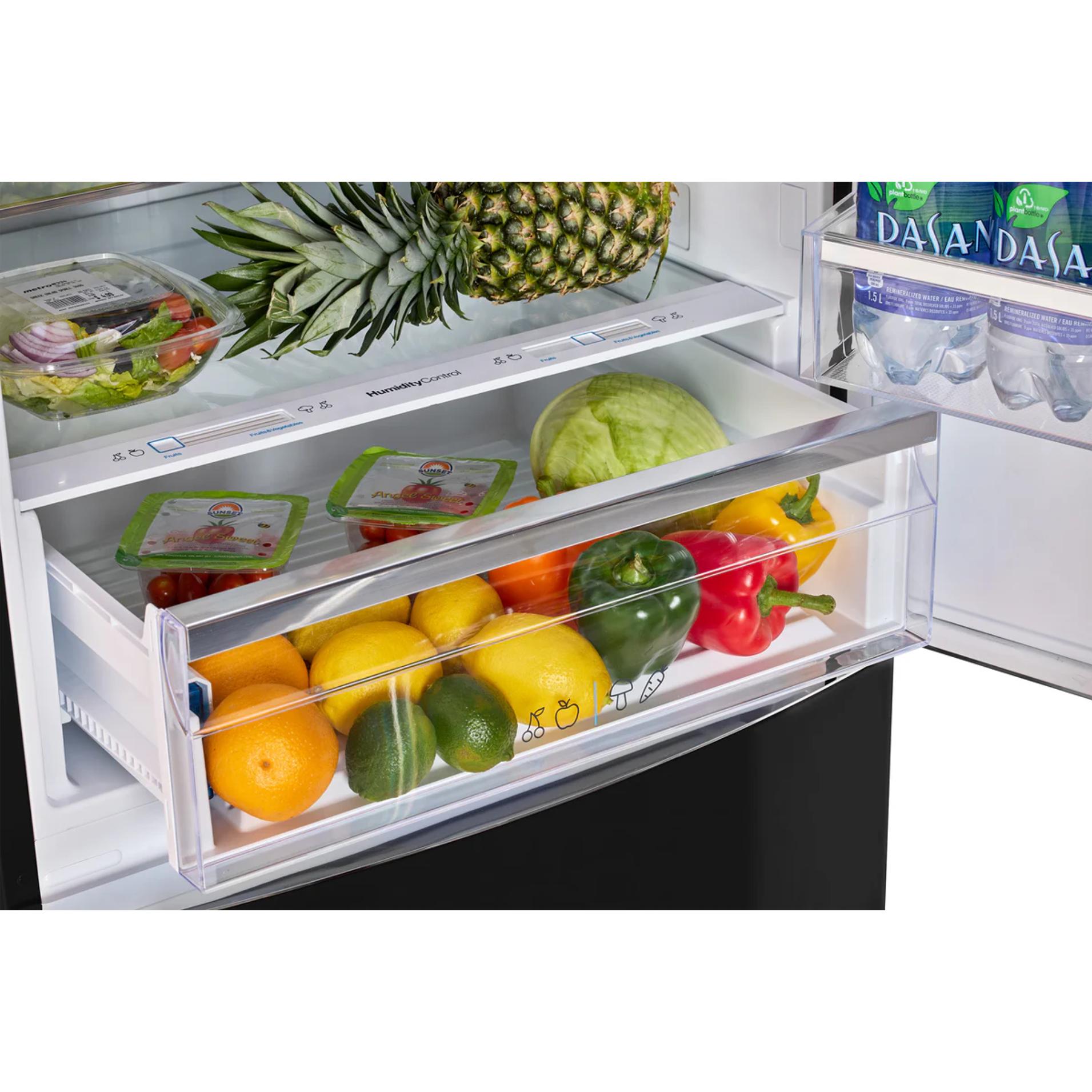 Unique Appliances 28-inch, 17 cu. ft. Freestanding Top Freezer Refrigerator UNQ-455L MB AC IMAGE 11