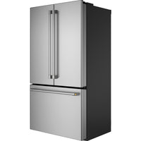 Monogram 36-inch, 23.1 cu. ft. Counter-Depth French 3-Door Refrigerator with Wi-Fi ZWE23NSYSS IMAGE 4